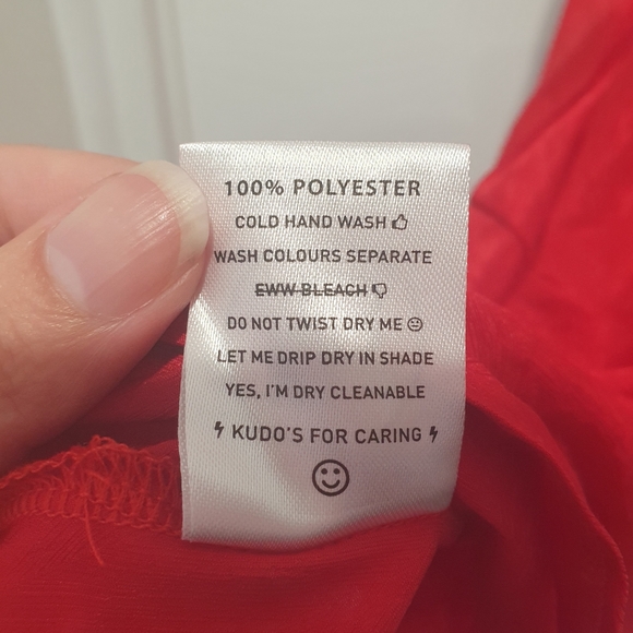 Beginning Boutique size XXS red frill dress - Picture 10 of 10